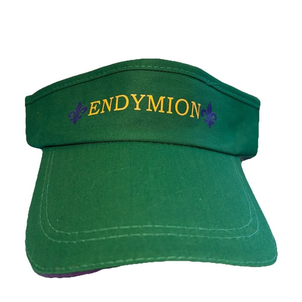 Mardi Gras Parade Throw Endymion Hat Visor Green 2025